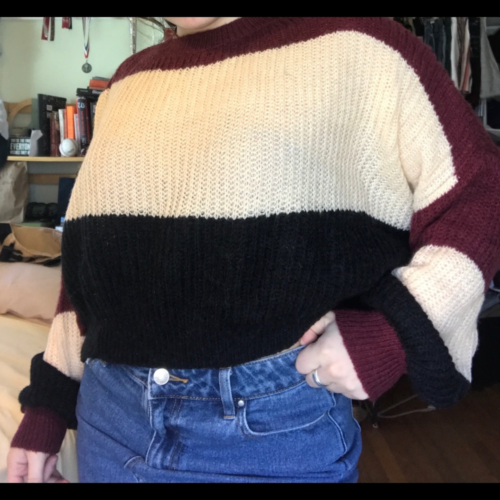 Zaful striped sweater